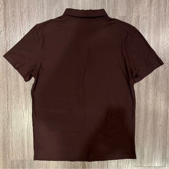 Vuori Men’s Strato Tech Polo Shirt - Dark Red Medium - Picture 2 of 4